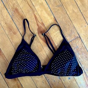 Juicy Couture Studded Swim Bikini Top